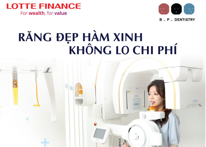 Chúc mừng hợp tác giữa B.F.Dentistry và Lotte Finance
